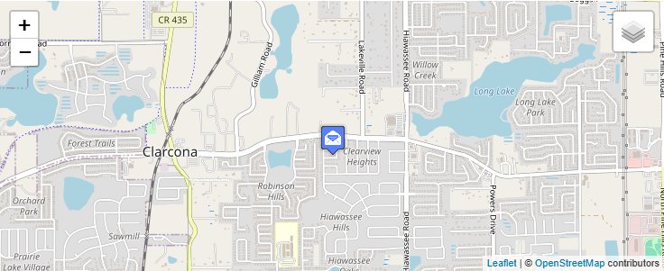 Map of ZIP Code 32710 in Clarcona, FL — click to open interactive map