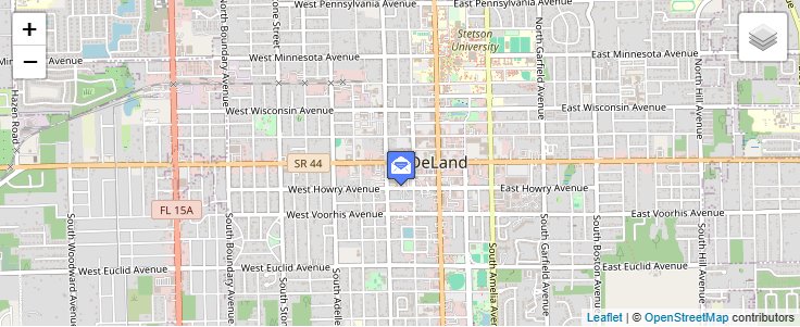 Map of ZIP Code 32722 in Glenwood, FL — click to open interactive map