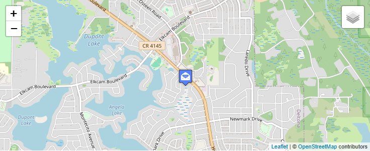 Map of ZIP Code 32739 in Deltona, FL — click to open interactive map
