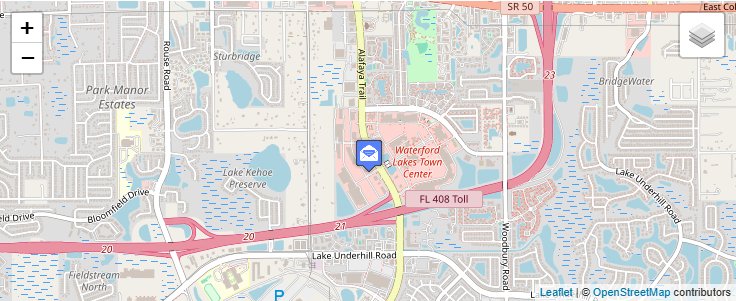 Map of ZIP Code 32878 in Orlando, FL — click to open interactive map