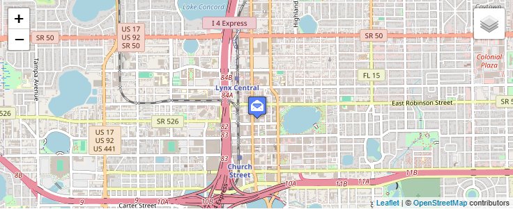 Map of ZIP Code 32896 in Orlando, FL — click to open interactive map