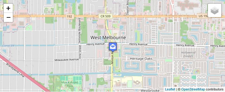 Map of ZIP Code 32912 in Melbourne, FL — click to open interactive map