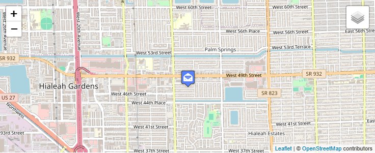 Map of ZIP Code 33002 in Hialeah, FL — click to open interactive map