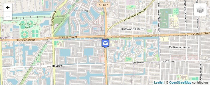 Map of ZIP Code 33084 in Hollywood, FL — click to open interactive map