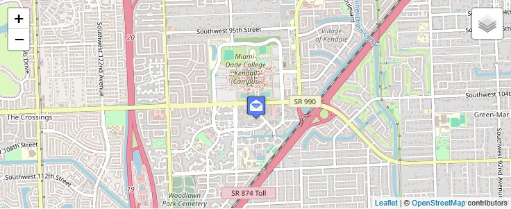 Map of ZIP Code 33116 in Miami, FL — click to open interactive map