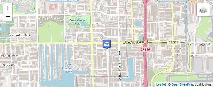 Map of ZIP Code 33198 in Miami, FL — click to open interactive map