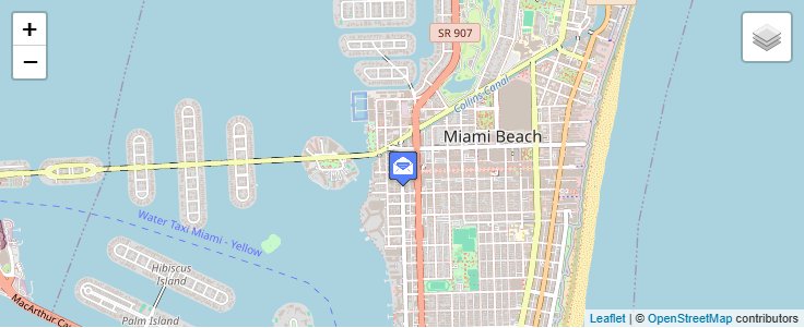 Map of ZIP Code 33239 in Miami Beach, FL — click to open interactive map