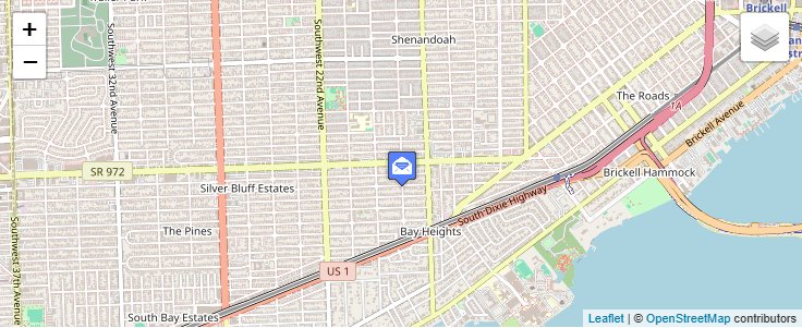 Map of ZIP Code 33245 in Miami, FL — click to open interactive map