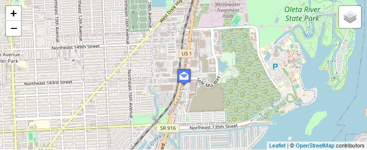 Map of ZIP Code 33261 in Miami, FL — click to open interactive map