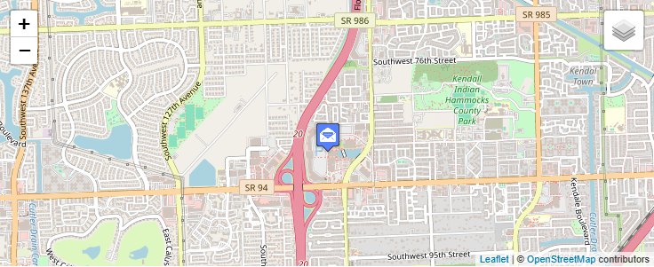 Map of ZIP Code 33283 in Miami, FL — click to open interactive map