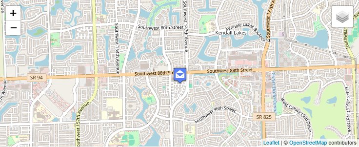 Map of ZIP Code 33296 in Miami, FL — click to open interactive map