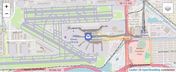 Map of ZIP Code 33299 in Miami, FL — click to open interactive map