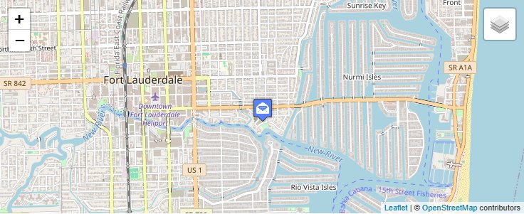 Map of ZIP Code 33303 in Fort Lauderdale, FL — click to open interactive map