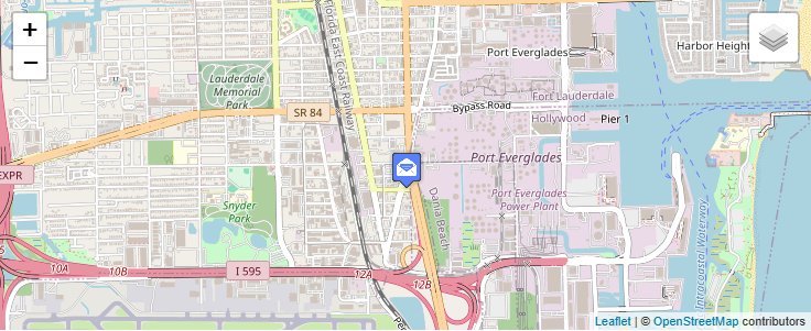 Map of ZIP Code 33335 in Fort Lauderdale, FL — click to open interactive map