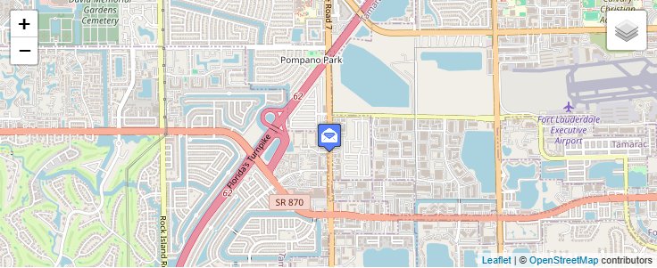 Map of ZIP Code 33359 in Fort Lauderdale, FL — click to open interactive map
