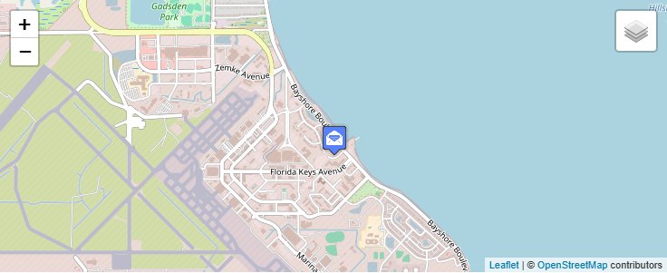 Map of ZIP Code 33608 in Tampa, FL — click to open interactive map