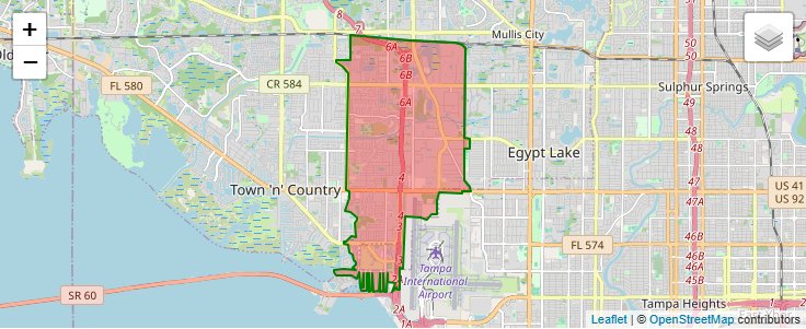 ZIP Code 33634 - Tampa, Florida | Map, Demographics, Income