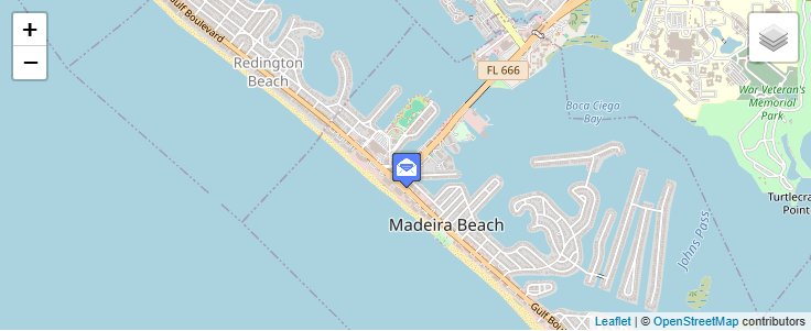 Map of ZIP Code 33738 in Saint Petersburg, FL — click to open interactive map