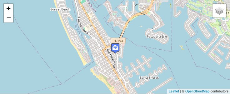Map of ZIP Code 33741 in Saint Petersburg, FL — click to open interactive map