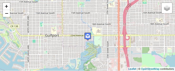 Map of ZIP Code 33747 in Saint Petersburg, FL — click to open interactive map