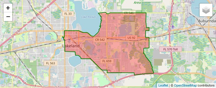 ZIP Code 33801 - Lakeland, Florida | Map, Demographics, Income
