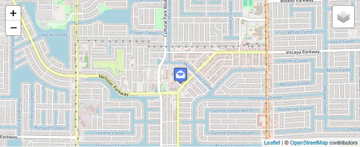 Map of ZIP Code 33915 in Cape Coral, FL — click to open interactive map