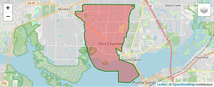 Cordelia ZIP Code 33952 - Port Charlotte, Florida | Map, Demographics