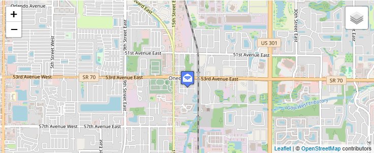 Map of ZIP Code 34264 in Oneco, FL — click to open interactive map