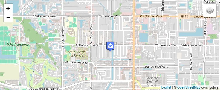 Map of ZIP Code 34282 in Bradenton, FL — click to open interactive map
