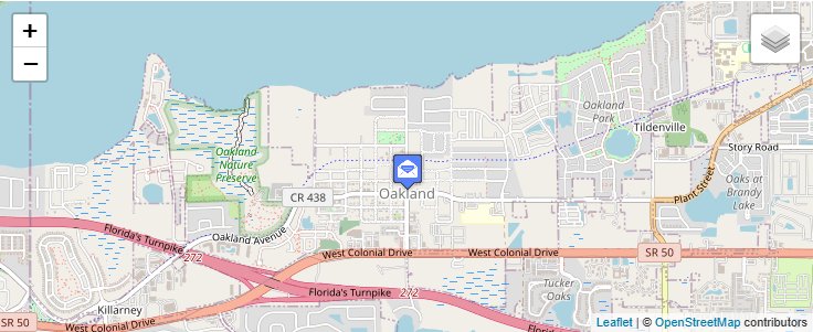 Map of ZIP Code 34740 in Killarney, FL — click to open interactive map