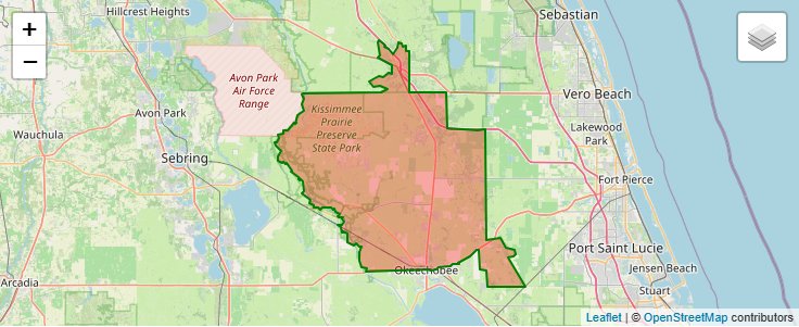 ZIP Code 34972 - Okeechobee, Florida | Map, Demographics, Income