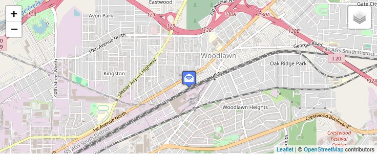 Map of ZIP Code 35232 in Birmingham, AL — click to open interactive map