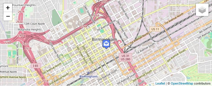 Map of ZIP Code 35237 in Birmingham, AL — click to open interactive map