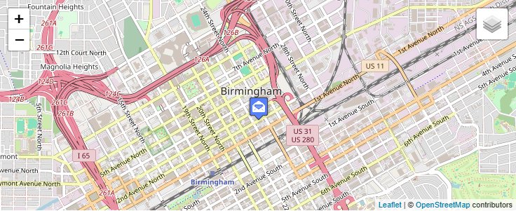 Map of ZIP Code 35246 in Birmingham, AL — click to open interactive map