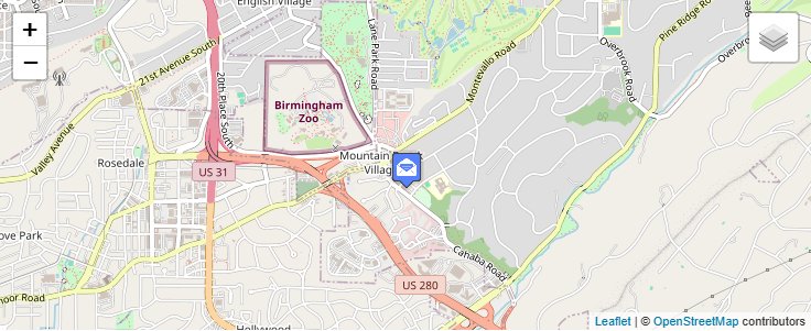 Map of ZIP Code 35253 in Birmingham, AL — click to open interactive map