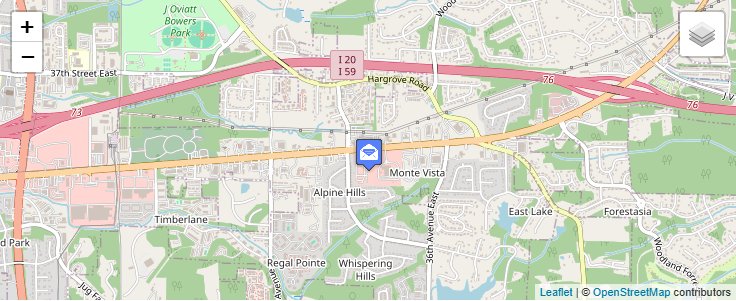 Map of ZIP Code 35407 in Tuscaloosa, AL — click to open interactive map