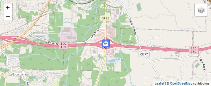 Map of ZIP Code 35449 in Coaling, AL — click to open interactive map