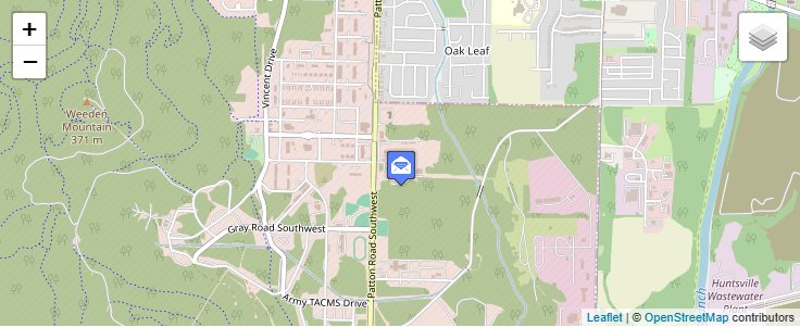 Map of ZIP Code 35812 in Huntsville, AL — click to open interactive map