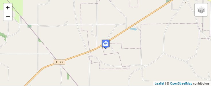 Map of ZIP Code 35964 in Douglas, AL — click to open interactive map