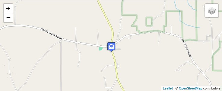 Map of ZIP Code 36045 in Kent, AL — click to open interactive map