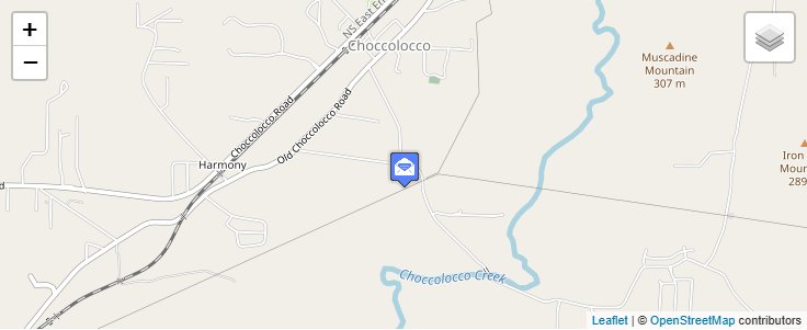 Map of ZIP Code 36254 in Choccolocco, AL — click to open interactive map