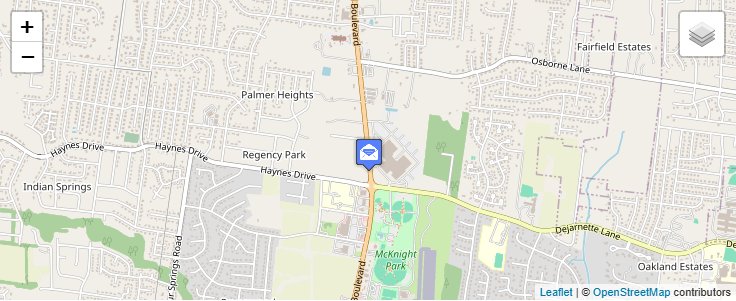 Map of ZIP Code 37131 in Murfreesboro, TN — click to open interactive map
