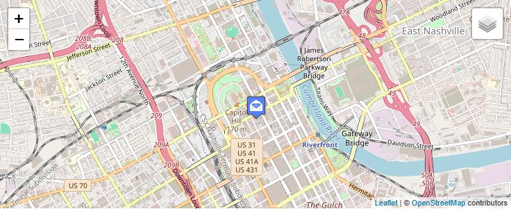 Map of ZIP Code 37242 in Nashville, TN — click to open interactive map