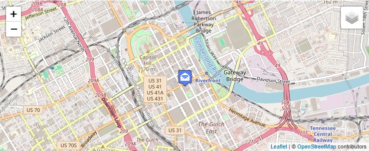 Map of ZIP Code 37244 in Nashville, TN — click to open interactive map