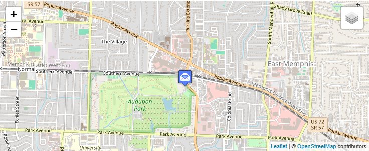 Map of ZIP Code 38124 in Memphis, TN — click to open interactive map
