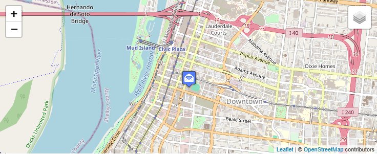 Map of ZIP Code 38148 in Memphis, TN — click to open interactive map