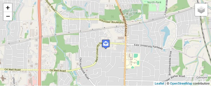 Map of ZIP Code 38308 in Jackson, TN — click to open interactive map