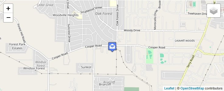 Map of ZIP Code 39282 in Jackson, MS — click to open interactive map