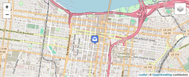 Map of ZIP Code 40270 in Louisville, KY — click to open interactive map