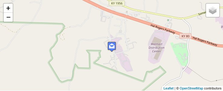 Map of ZIP Code 40750 in London, KY — click to open interactive map